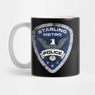 STARLING POLICE (ARROW) GRUNGE Mug